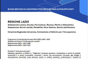Avviso Pubblico per accedere a buoni per le persone non autosufficienti nel territorio della Regione Lazio