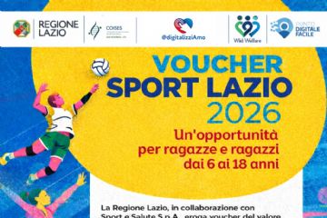 Voucher Sport Regione Lazio 2026 - Seconda annualità FSE+ | Sport e Salute S.p.A.